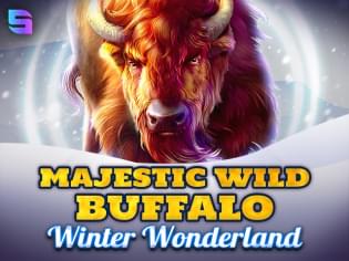 Majestic Wild Buffalo Winter Wonderland